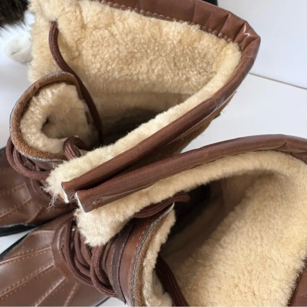 UGG Kids Butte II Worchester Brown Snow Boots 3Y‎ Thinsulate 200 Water Resistant